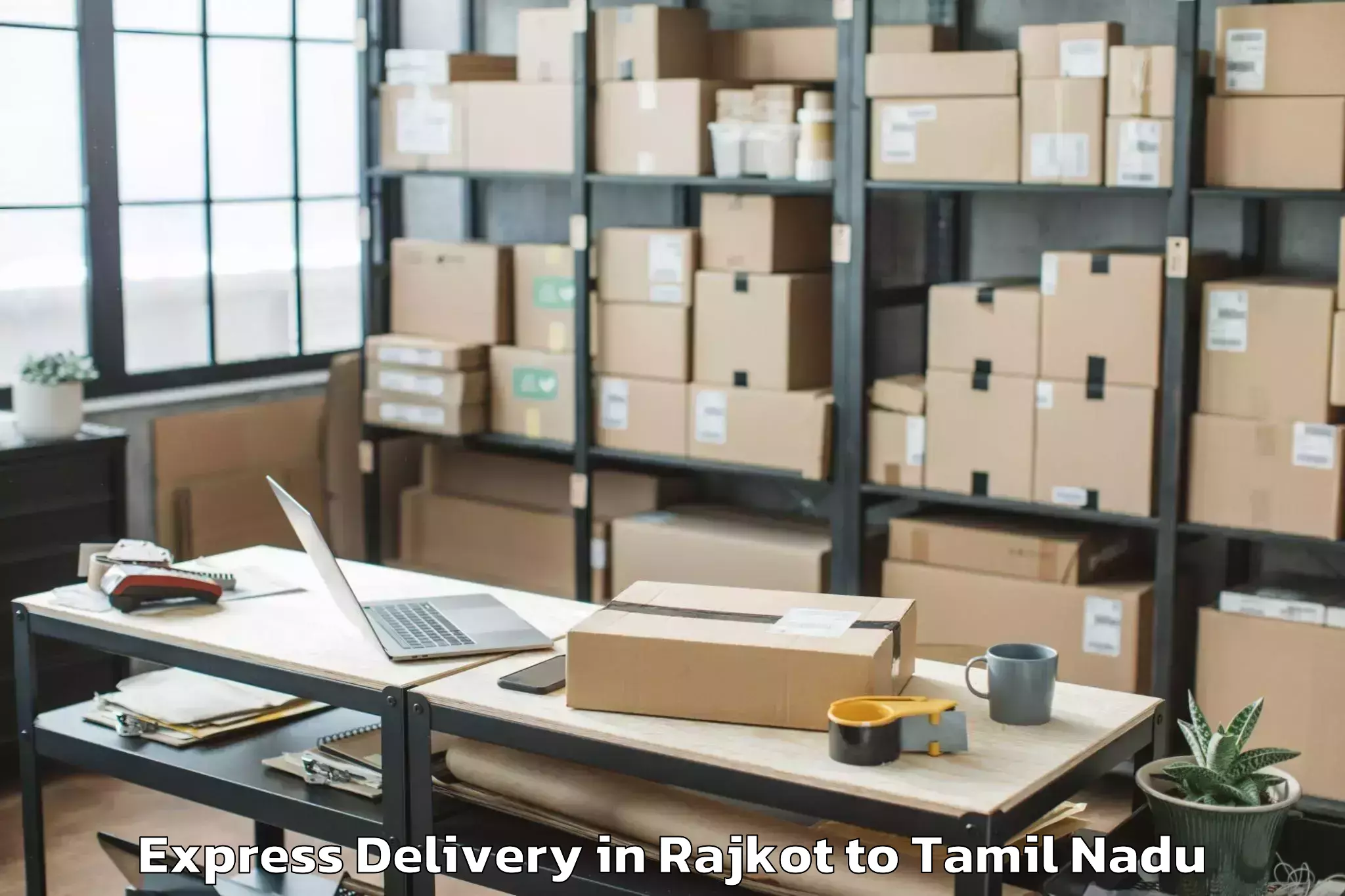 Get Rajkot to Kuttanur Express Delivery